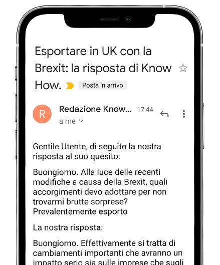 Know How Esempio di risposta per le imprese